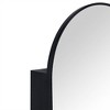TEHOME Arched Bathroom Medicine Cabinet with Mirror Recessed and Surface Mount Medicine Cabinet Mirror - 3 of 4