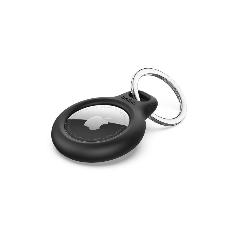 Belkin Secure Holder with Key Ring for AirTag - 4pk Black, 4 of 7