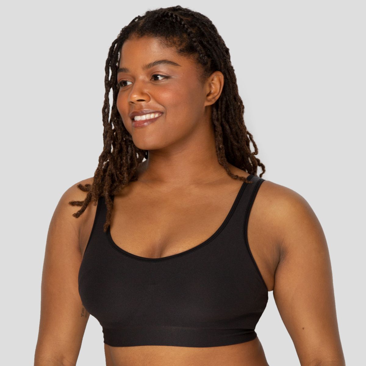 Fruit of the Loom Women's Everyday Smooth Wireless Full Coverage Shaper Bralette - thumbnail 3