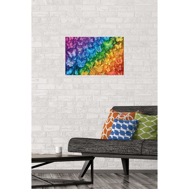 Trends International Brigid Ashwood - Rainbow Butterflies Unframed Wall Poster Prints, 2 of 7