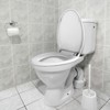 Round Toilet Seat with Cover,Potty Training Seat for Toilet Soft Close,Slow Close Toilet Seat and Cover, Universal Fit for Standard Toilets - 2 of 4