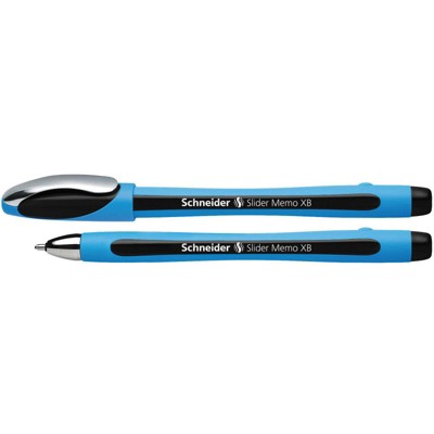 Schneider Slider Memo XB Ballpoint Pen, 1.4 mm, Black Ink, Single Pen (Case of 10)