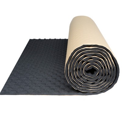X AUTOHAUX Car Studio Sound Acoustic Absorption Heatproof Wave Foam Deadener Mat 118.1"x39.4" 32.3sqft