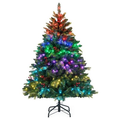 Resenkos 5-Ft Artificial Christmas Tree with LED Lights and App Control - Green