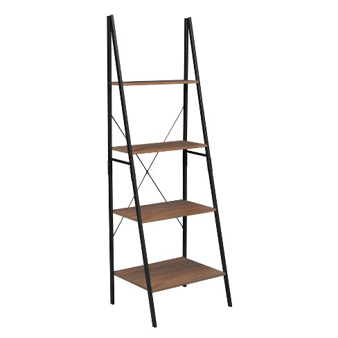 72 Nomad Ladder Bookcase Urban Walnut, Target Loring Ladder Bookcase