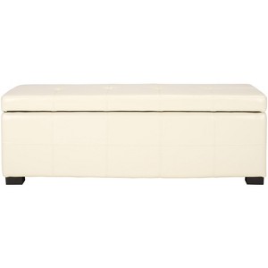 Maiden Large Tufted Storage Bench - HUD8229 - Safavieh Couture - 1 of 4
