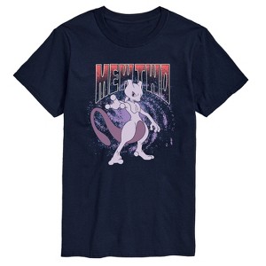 Men's - Pokémon - Mewtwo Astral Plane- Men's Short Sleeve Graphic T-Shirt Short Sleeve Graphic T-Shirt - 1 of 4