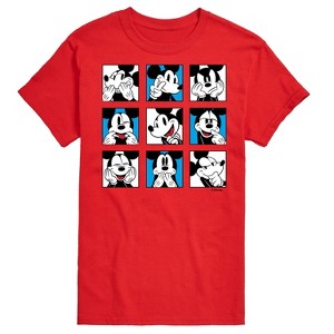 Men's - Disney - Mickey Faces Short Sleeve Graphic T-Shirt - 1 of 4
