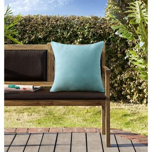 Kate Aurora 2 Piece Solid Colored Weatherproof & Water Resistant Oversized Filled Outdoor Accent Throw Pillows - 20 in. W x 20 in. L - 1 of 1
