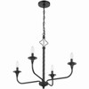 Craftmade Lighting Jolenne 4 - Light Chandelier in  Flat Black - 2 of 4