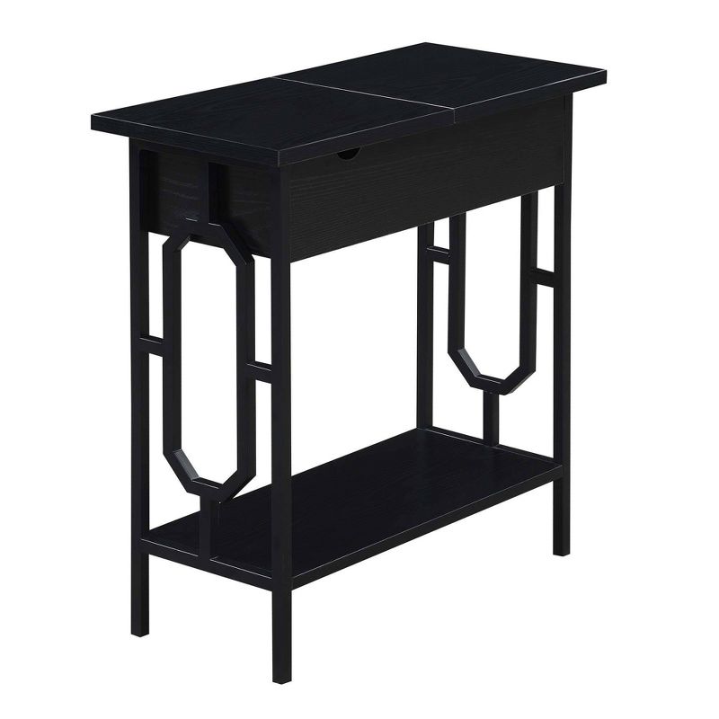 Omega Flip Top End Table with Charging Station - Breighton Home, 1 of 10