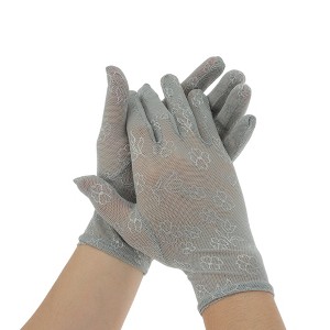 Unique Bargains Women's Ditsy Floral Sunblock Mittens 1 Pair - 1 of 4