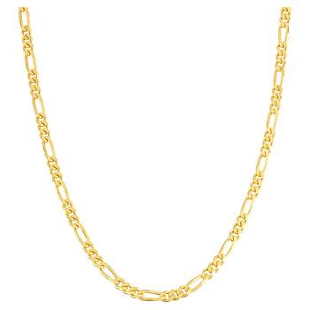 Tiara Sterling Silver Figaro Chain Necklace