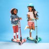 3 Wheel Scooters for Kids Adjustable Height Handlebar, Anti-Slip Deck, Lean-to-Steer & Widen Anti-Slip Deck Scooter for Boys & Girls Ages 3+ Green - 4 of 4