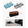 VEVOR 70" x 30" x 6", Hitch Cargo Carrier, 500 lbs Capacity Hitch Cargo Carrier , Folding Hitch Mount with Hitch Lock for 2" Receiver, Black - 4 of 4