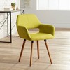 55 Downing Street Nelson Green Fabric Mid-Century Modern Dining Chair - 2 of 4