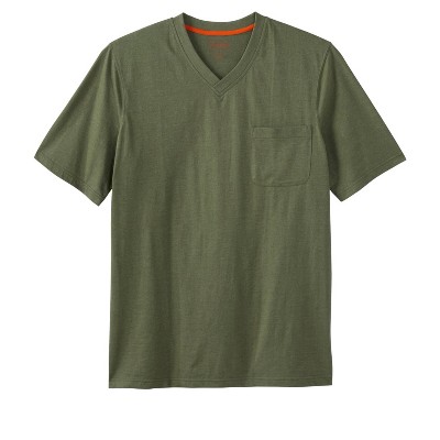 Boulder Creek by KingSize Men's Big & Tall Heavyweight Pocket V-Neck Tee