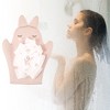 Unique Bargains Double Side Cartoon Shower Gloves for Bathroom 9.65"x7.28" 1 Pc - 2 of 4