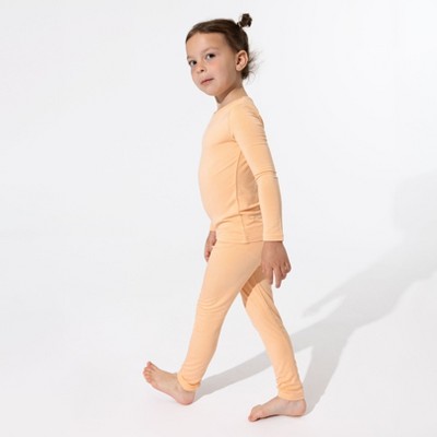 Bellabu Bear Peach Fuzz Bamboo Kids Pajamas