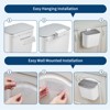Small kitchen trash can with lid hanging trash can compost bin for kitchen counter - 4 of 4