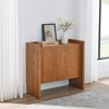 Walnut-colored Sideboard, Buffet Cabinet with Storage - 3 of 4