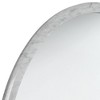 Possini Euro Design Possini Euro Harriet 34" Wide White Faux Marble Round Wall Mirror - 3 of 4