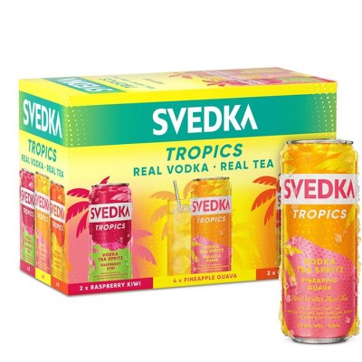 SVEDKA Tropics Variety Pack Vodka Tea Spritz - 8pk/355 ml Cans