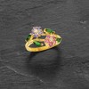Ross-Simons 0.93 ct. t.w. Multi-Gem Flower Ring in 18kt Gold Over Sterling - 4 of 4