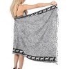 LA LEELA Women's Beach Bikini Swimwear Cover up Wrap Skirt Bathing suit Summer Wraps Sarong Swimsuits for Women One Size Multicolored, Tiger Print - 3 of 4