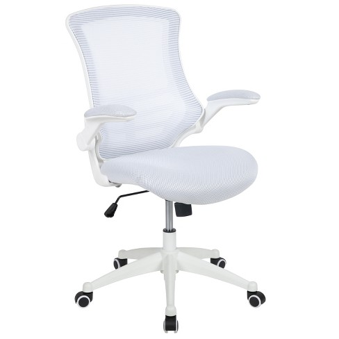 JÄRVFJÄLLET Office chair with armrests, Grann white - IKEA