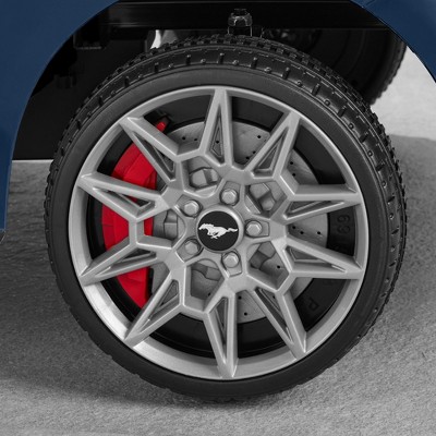 Blue 12V Electric Ride-On Car with Remote and LED Lights