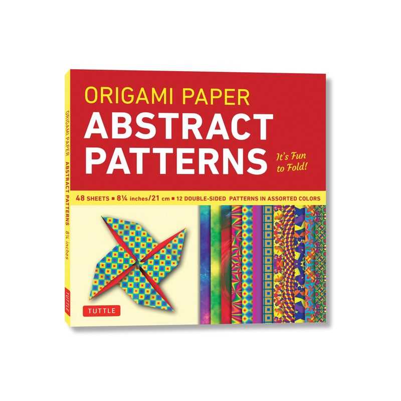 Origami Paper - Abstract Patterns - 8 1/4 - 48 Sheets - by  Tuttle Studio (Loose-Leaf), 1 of 2