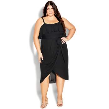 City Chic  Women's Plus Size Dress Isabela - Midnight - 20w : Target