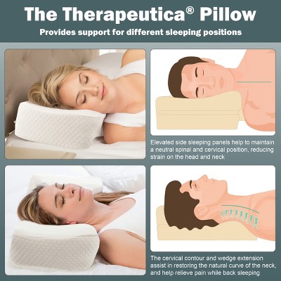 Therapeutica Orthopedic Memory Foam Neck Support Pillow