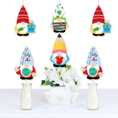 Big Dot of Happiness School Gnomes - Decorations DIY Teacher and Classroom Essentials - Set of 20