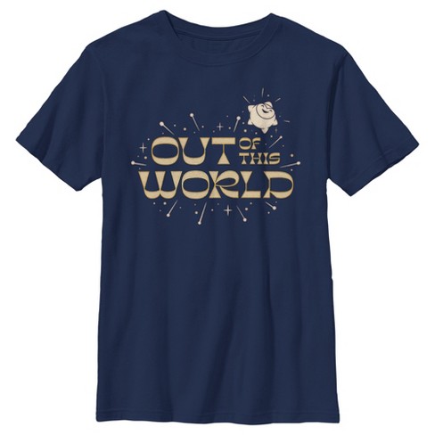 Boy's Disney Wish Star Out Of This World T-shirt - Navy Blue - X Large ...