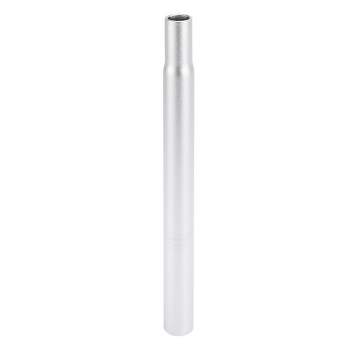 Unique Bargains Aluminum Alloy Bicycle Seat Post 11.81"x1.00" without Scale Mark Silver Tone 1 Pc