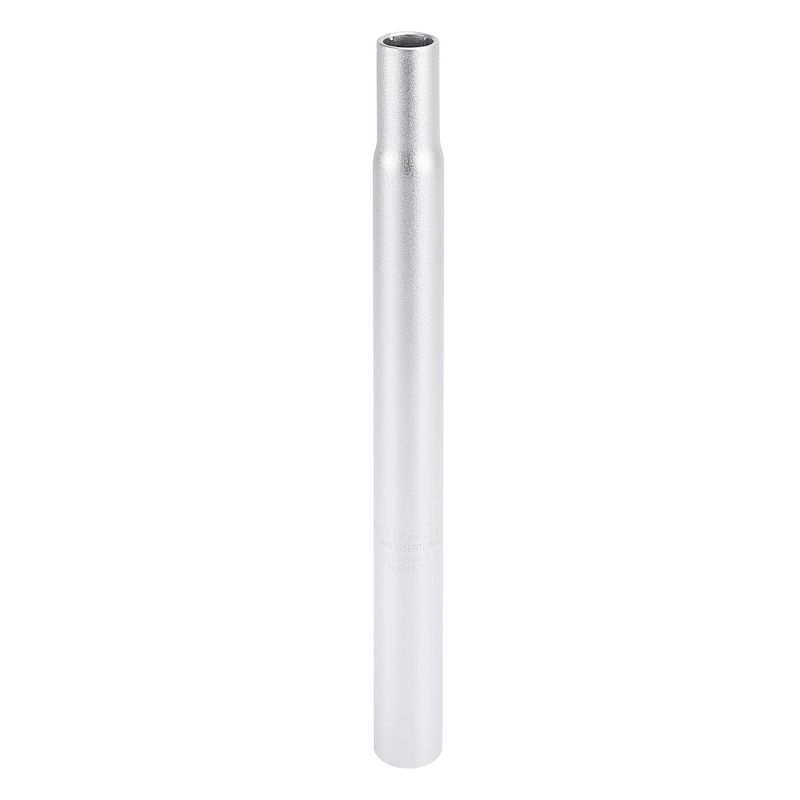 Unique Bargains Aluminum Alloy Bicycle Seat Post 11.81"x1.00" without Scale Mark Silver Tone 1 Pc, 1 of 7