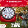 SWOOC Games - XL Giant Kick Darts (Over 8ft Tall) with 15+ Games Included - Jumbo Soccer Darts w/ Air Pump - Big Inflatable Games - Carnival Games - 4 of 4