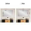 Amanti Art Mirror Makeover Bathroom Mirror Frame Border Kit - Fully Assembled Peel and Stick Frame - Mirror NOT Included - Parlor Trim - 4 of 4