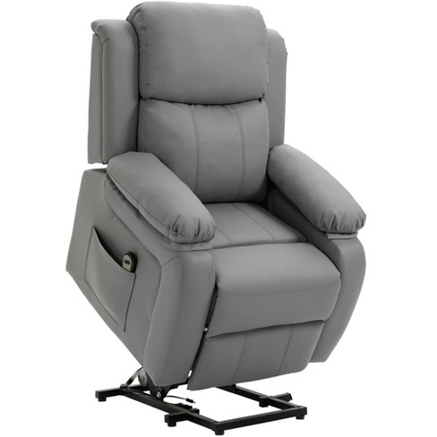 Reclining Chair, Upholstered Sofa Chair with Lumbar Support, Recliner Chair  for Elderly 