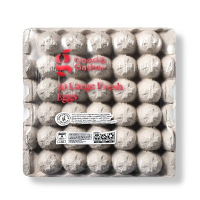 Grade A Large Eggs - 12ct - Good & Gather™ (packaging May Vary) : Target