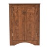 Chery Life Triangle Bathroom Storage Cabinet with Adjustable Shelves, Freestanding Floor Cabinet - 3 of 4