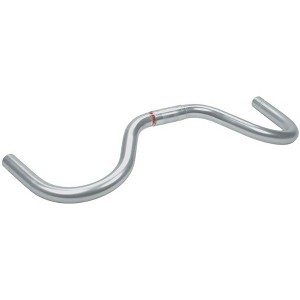Nitto Moustache Handlebar 25.4mm Bar Clamp 515mm Width Silver Aluminum Road - 1 of 1
