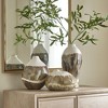 Uttermost Smooth Rustic Modern Blend Earthflow Glazed Outdoor Vases , Set of 3 - 3 of 4
