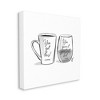 Stupell Industries Funny Coffee & Wine Phrase, 36" x 36" - 3 of 4