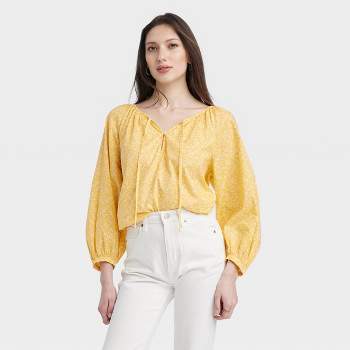 ALLBRAND365 DESIGNER WOMENS Shadow-Stripe T-Shirt,Bright Yellow,X-Small  £20.75 - PicClick UK