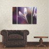 Trademark Fine Art Heidi Westum  Midnight Crocus 3 Piece Panel Set Art - 3 of 3