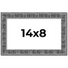 PosterPalooza | Photo Size Distressed Black Picture Frame - UV Acrylic, Foam Board Backing, Hanging Hardware - 2 of 4