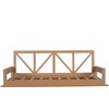 PAGED Porch Swing Modern Twin Size Outdoor Swing with 4 Hanging Ropes for Poolside, Garden, Backyard - 3 of 4